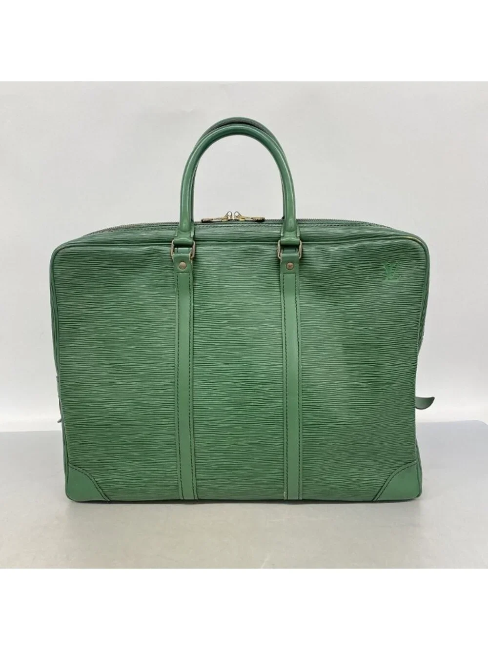 Louis Vuitton Business Bag Epi Porte Documents Voyage Borneo Green